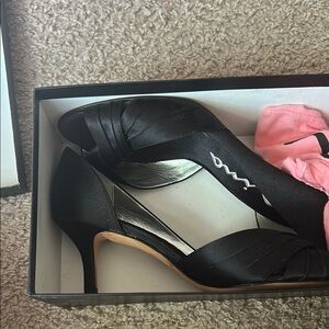 Elegant Black Women's kitten Heels